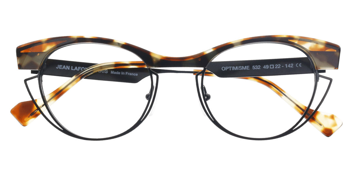 Lafont® Optimisme LAF OPTIMISME 532 49 - Black 532 Eyeglasses