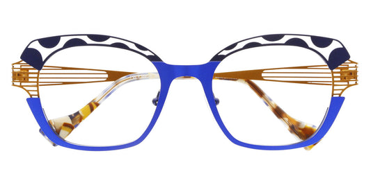 Lafont® Pele-Mele LAF PELE-MELE 3766 50 - Blue 3766 Eyeglasses