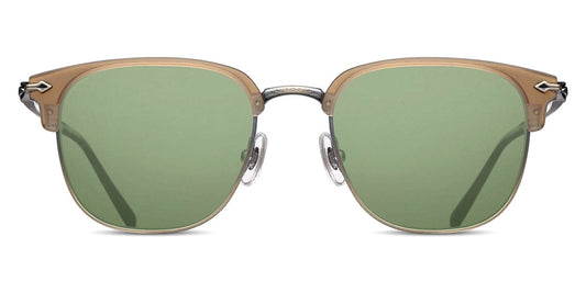 Matsuda® M2036 MTD M2036 Matte Caramel/Saga Green 50 - Matte Caramel / Sage Green Sunglasses