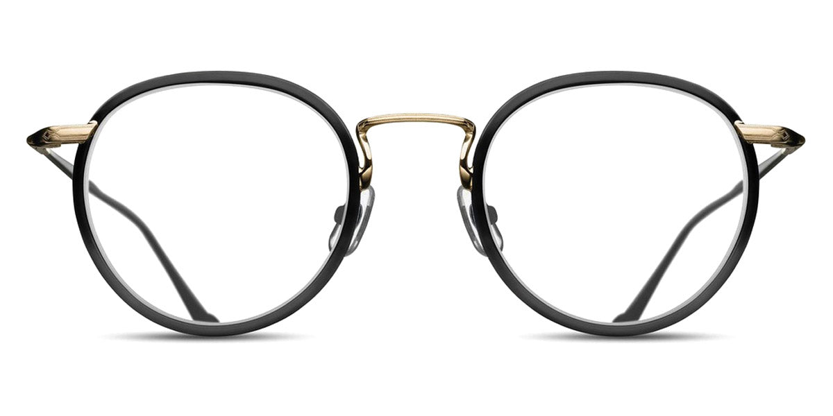 Matsuda® M3058 MTD M3058 Brushed Gold/Matte Black 48 - Brushed Gold / Matte Black Eyeglasses