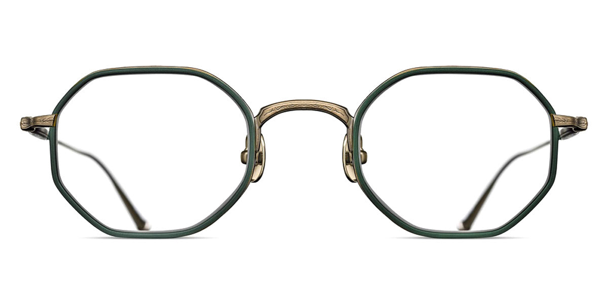 Matsuda® M3086-I MTD M3086-I Antique Gold/Bottle Green45 - Antique Gold / Bottle Green Eyeglasses