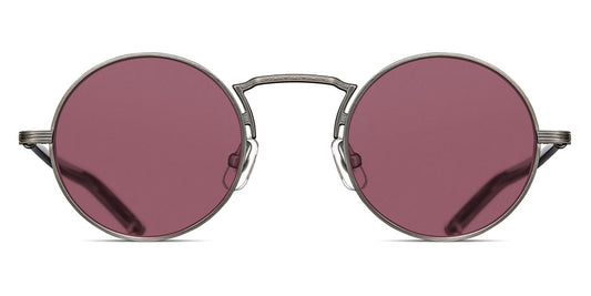 Matsuda® M3119 MTD M3119 Antique Silver/Brunello Red 46 - Antique Silver / Brunello Red Sunglasses