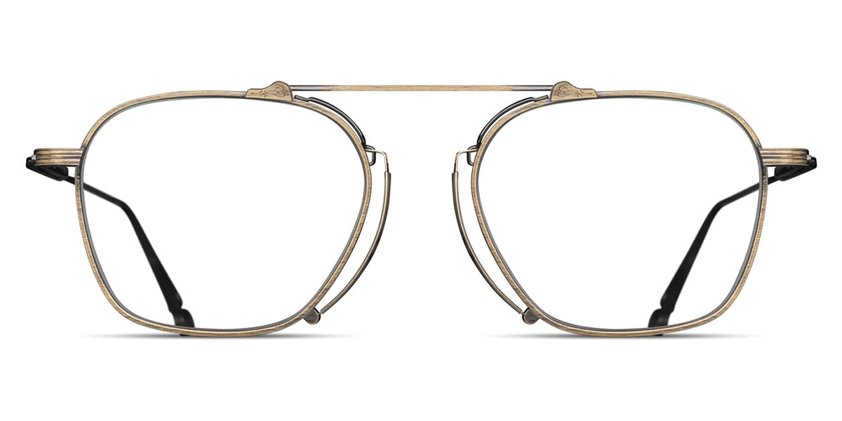 Matsuda® M3129 MTD M3129 Antique Gold 51 - Antique Gold Eyeglasses