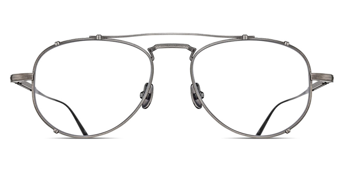 Matsuda® M3142 MTD M3142 Antique Silver 52 - Antique Silver Eyeglasses