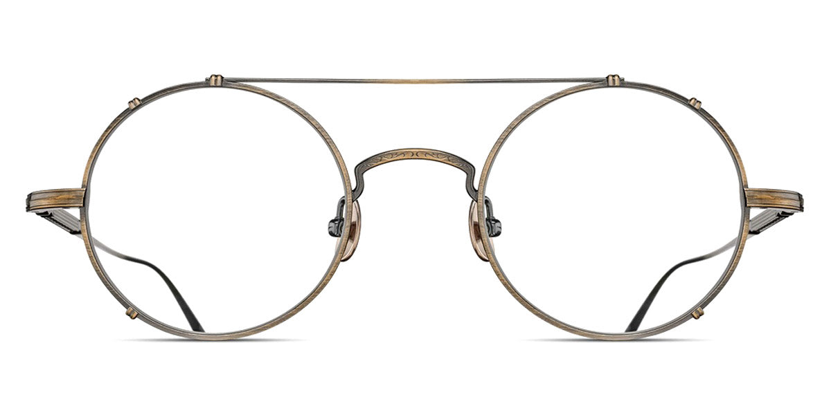 Matsuda® M3143 MTD M3143 Antique Gold 46 - Antique Gold Eyeglasses