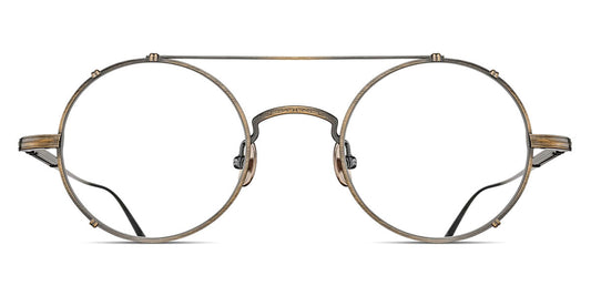 Matsuda® M3143 MTD M3143 Antique Gold 46 - Antique Gold Eyeglasses