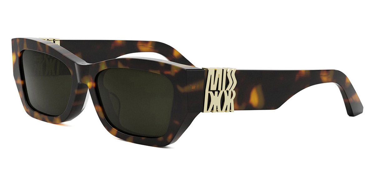 Dior® MISSDIOR S1F - Shiny Dark Havana/Lenses Green Organic 20C0 Sunglasses