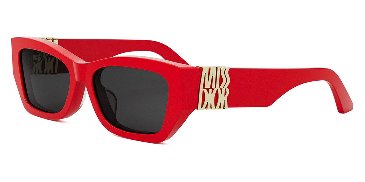 Dior® MISSDIOR S1F - Shiny Red/Lenses Smoke Organic 35A0 Sunglasses