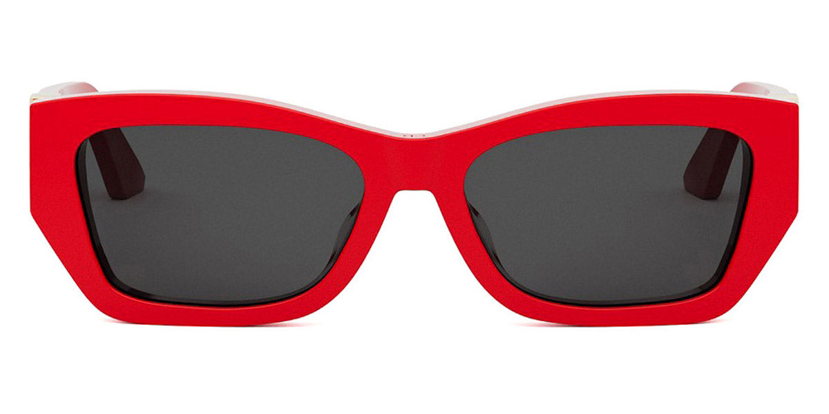 Dior® MISSDIOR S1F - Shiny Red/Lenses Smoke Organic 35A0 Sunglasses