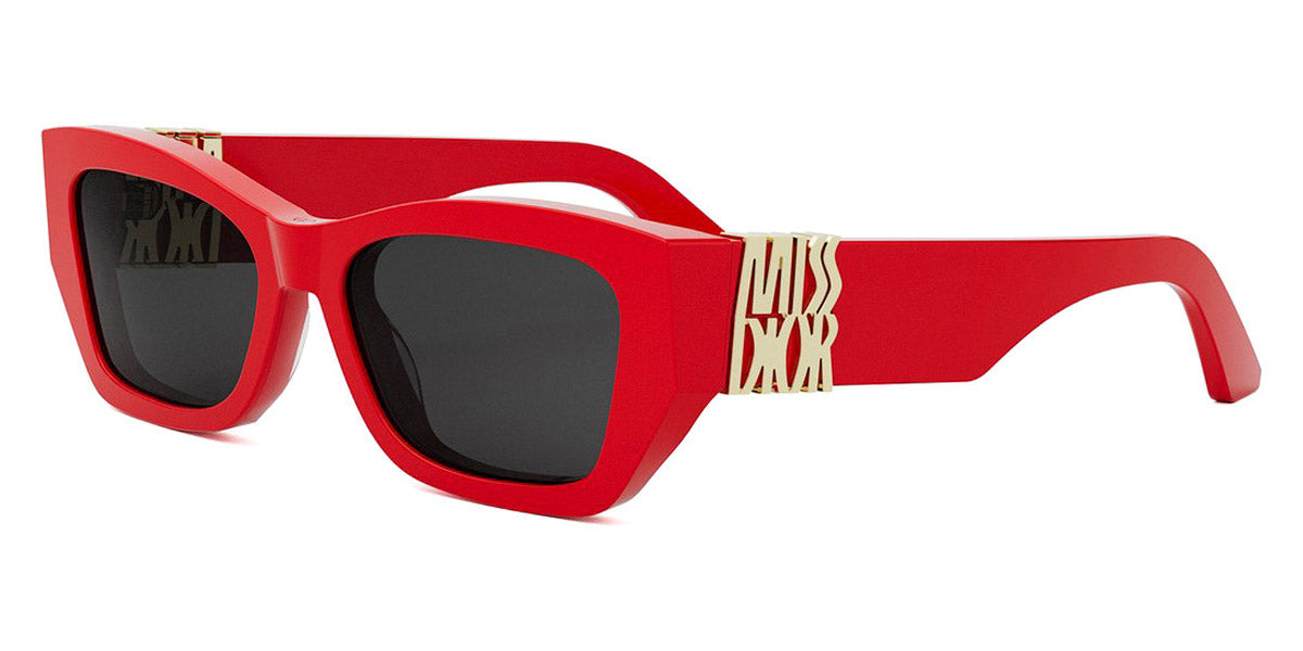 Dior® MISSDIOR S1I - Shiny Red/Lenses Smoke Organic 35A0 Sunglasses