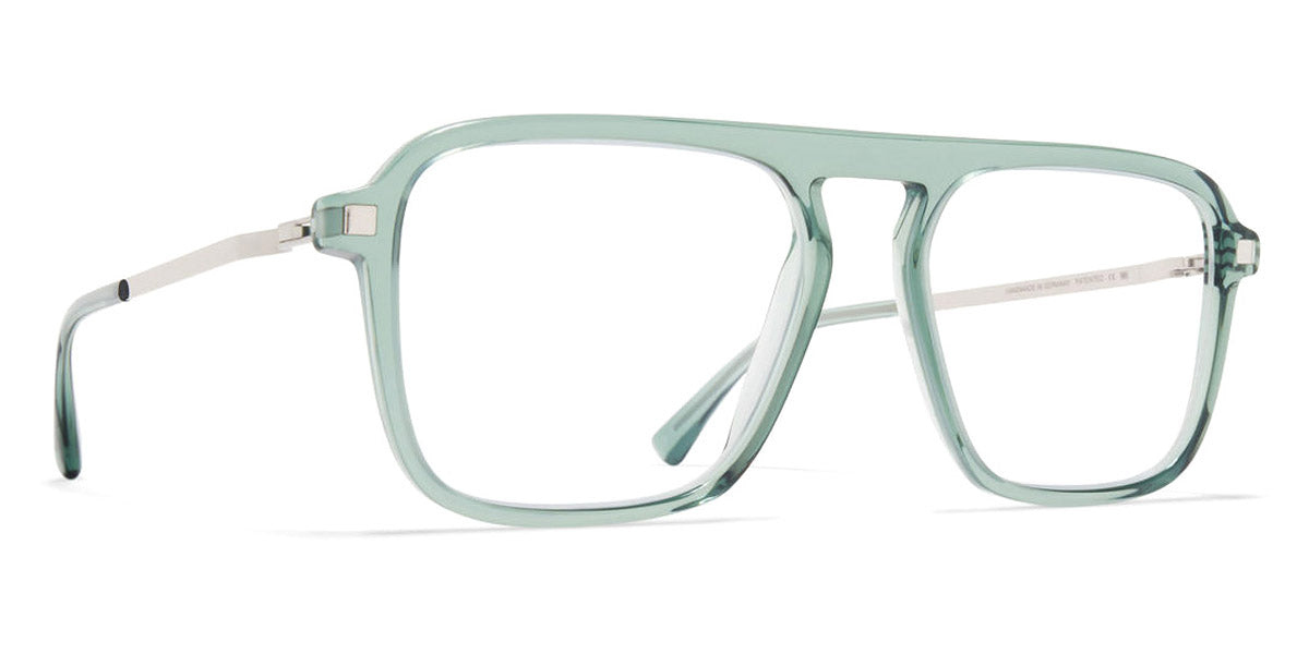 Mykita® SONU MYK SONU C191 Cypress Green/Shiny Silver 53 - Eyeglasses