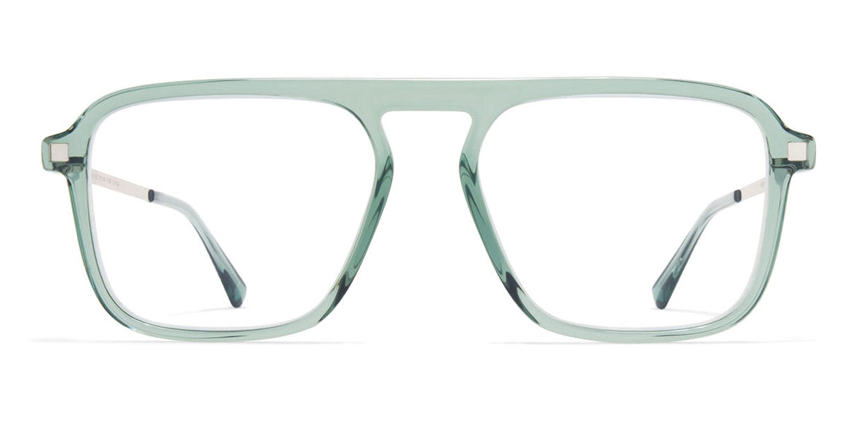 Mykita® SONU MYK SONU C191 Cypress Green/Shiny Silver 53 - Eyeglasses