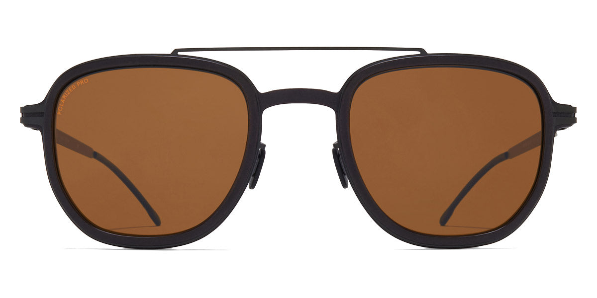 Mykita® ALDER MYK ALDER MH6 Pitch Black/Black / Polarized Pro Amber Brown 48 - MH6 Pitch Black/Black / Polarized Pro Amber Brown Sunglasses