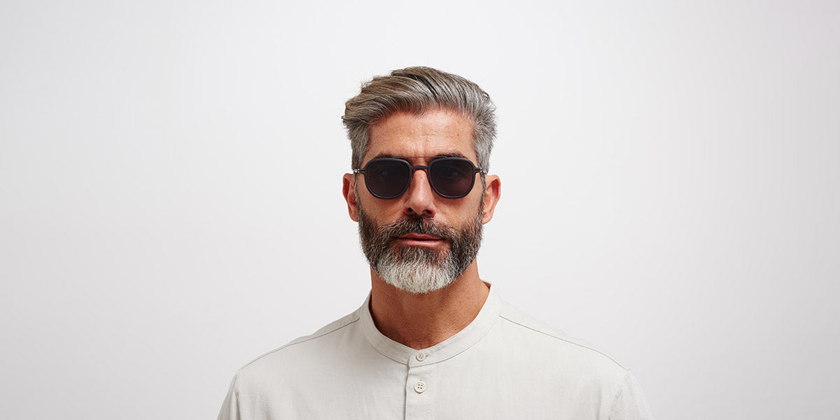 Mykita® ALDER MYK ALDER MH60 Slate Grey/Shiny Graphite / Polarized Pro Hi-Con Grey 48 - MH60 Slate Grey/Shiny Graphite / Polarized Pro Hi-Con Grey Sunglasses