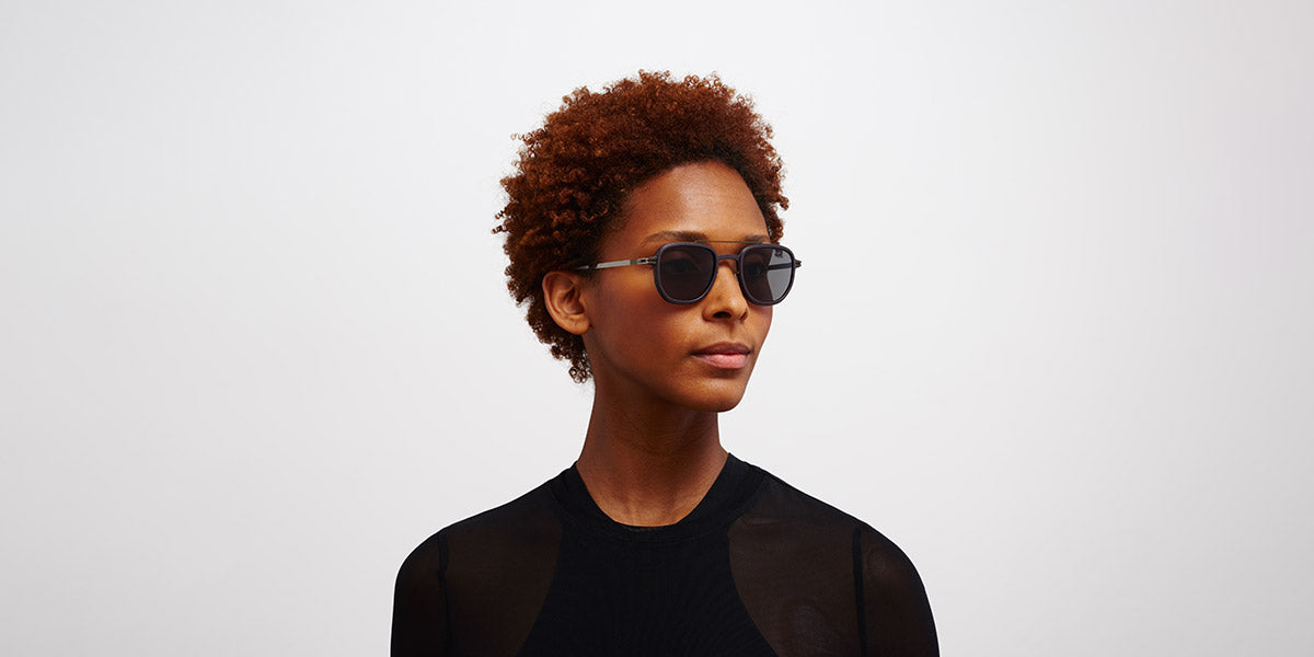 Mykita® ALDER MYK ALDER MH60 Slate Grey/Shiny Graphite / Polarized Pro Hi-Con Grey 48 - MH60 Slate Grey/Shiny Graphite / Polarized Pro Hi-Con Grey Sunglasses