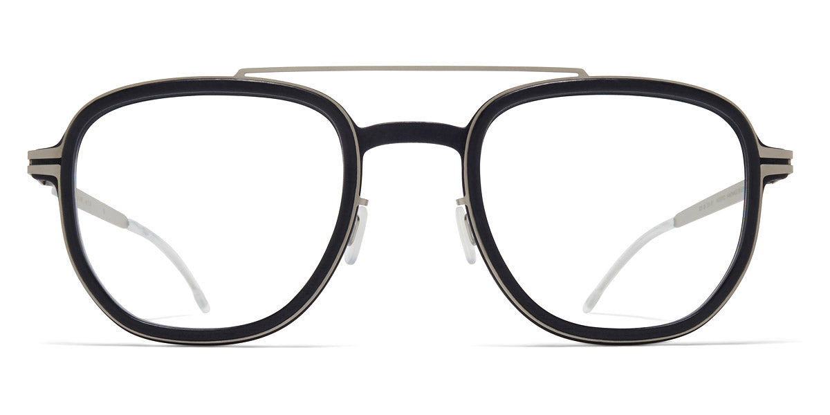 Mykita® ALDER MYK ALDER MH49 Pitch Black/Matte Silver 48 - MH49 Pitch Black/Matte Silver Eyeglasses