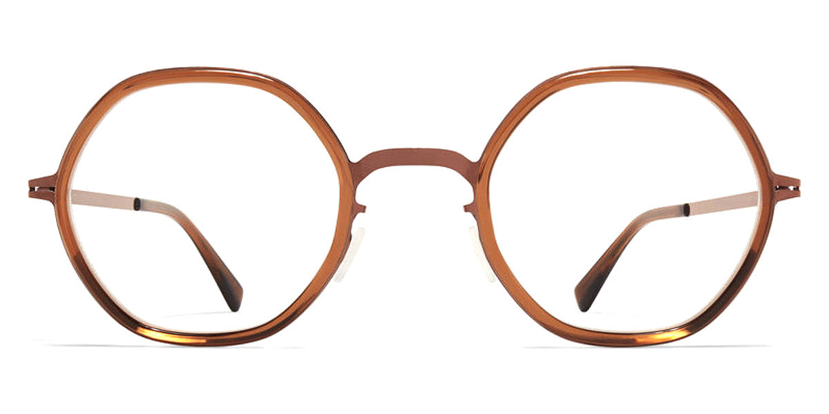 Mykita® ALYA  MYK ALYA Shiny Copper/Topaz 48 - MYK ALYA Shiny Copper/Topaz Eyeglasses