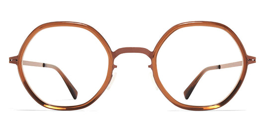 Mykita® ALYA  MYK ALYA Shiny Copper/Topaz 48 - MYK ALYA Shiny Copper/Topaz Eyeglasses