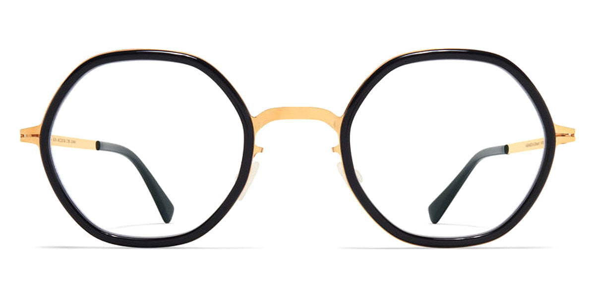 Mykita® ALYA  MYK ALYA Glossy Gold/Milky Indigo 48 - MYK ALYA Glossy Gold/Milky Indigo Eyeglasses