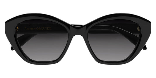 Alexander McQueen® AM0355S AM AM0355S 001 54 - Black / Gray Gradient Lenses