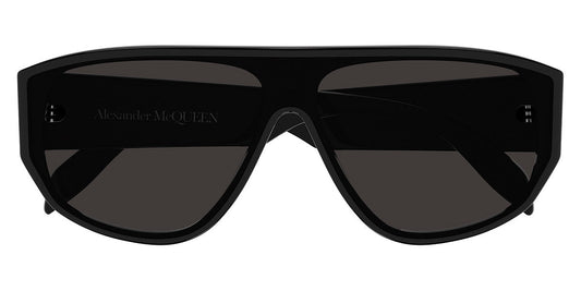 Alexander McQueen® AM0386S AM AM0386S 001 99 - Black / Gray Lenses