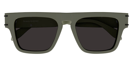 Alexander McQueen® AM0397S AM AM0397S 005 52 - Green / Gray Lenses