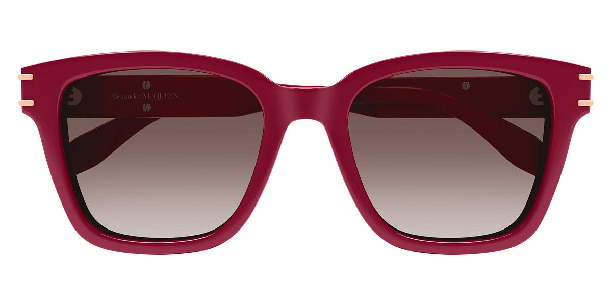 Alexander McQueen® AM0399SA AM AM0399SA 003 55 - Burgundy / Brown Gradient Lenses