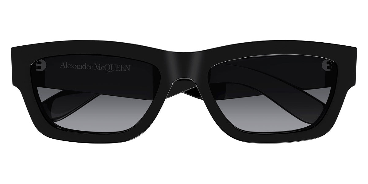 Alexander McQueen® AM0419S AM AM0419S 001 56 - Black / Gray Gradient Lenses