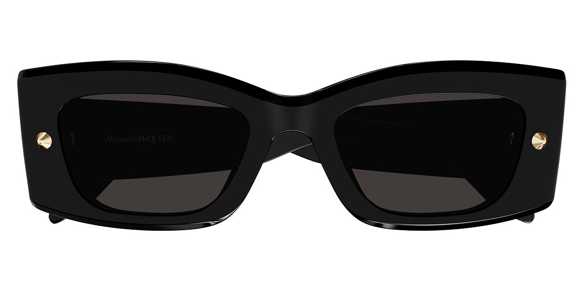 Alexander McQueen® AM0426S AM AM0426S 001 51 - Black / Gray Lenses