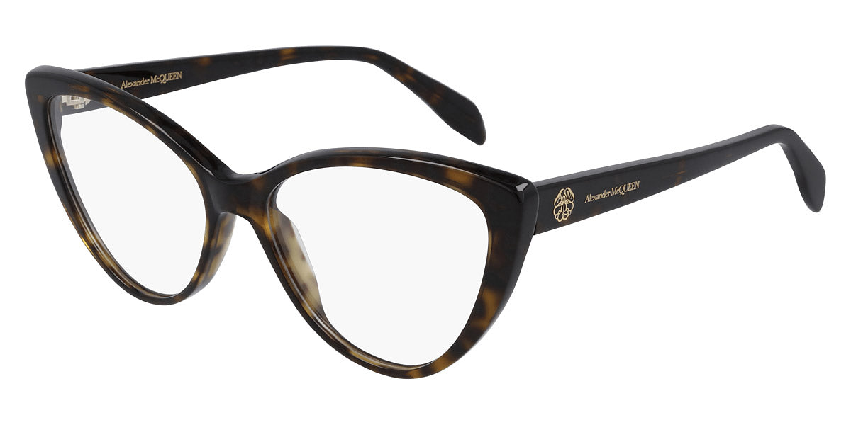 Alexander McQueen® AM0287O AM0287O 002 54 - Havana Eyeglasses