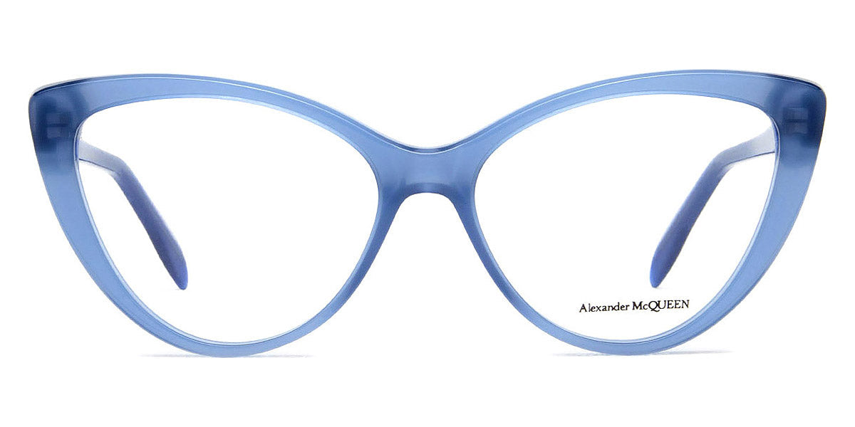 Alexander McQueen® AM0287O AM0287O 004 54 - Blue Eyeglasses