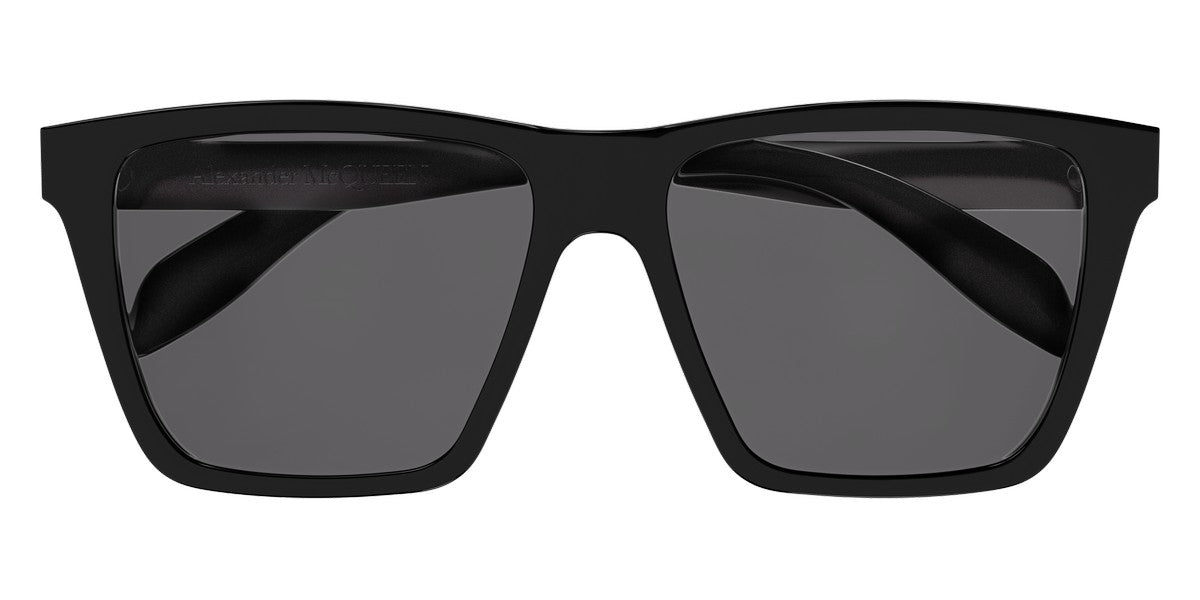 Alexander McQueen® AM0352S AM0352S 001 57 - Ruthenium/Black