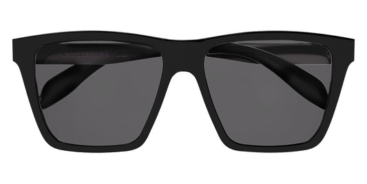 Alexander McQueen® AM0352S AM0352S 001 57 - Ruthenium/Black