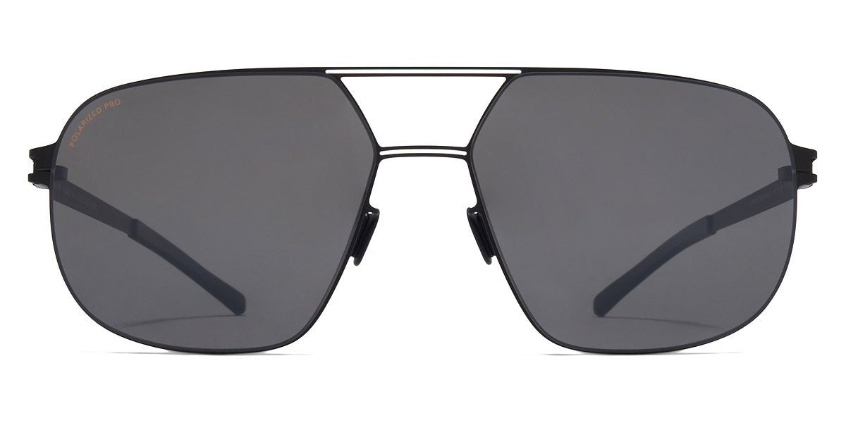 Mykita® ANGUS MYK ANGUS Black/White / Polarized Pro Hi-Con Grey 56 - Black/White / Polarized Pro Hi-Con Grey Sunglasses