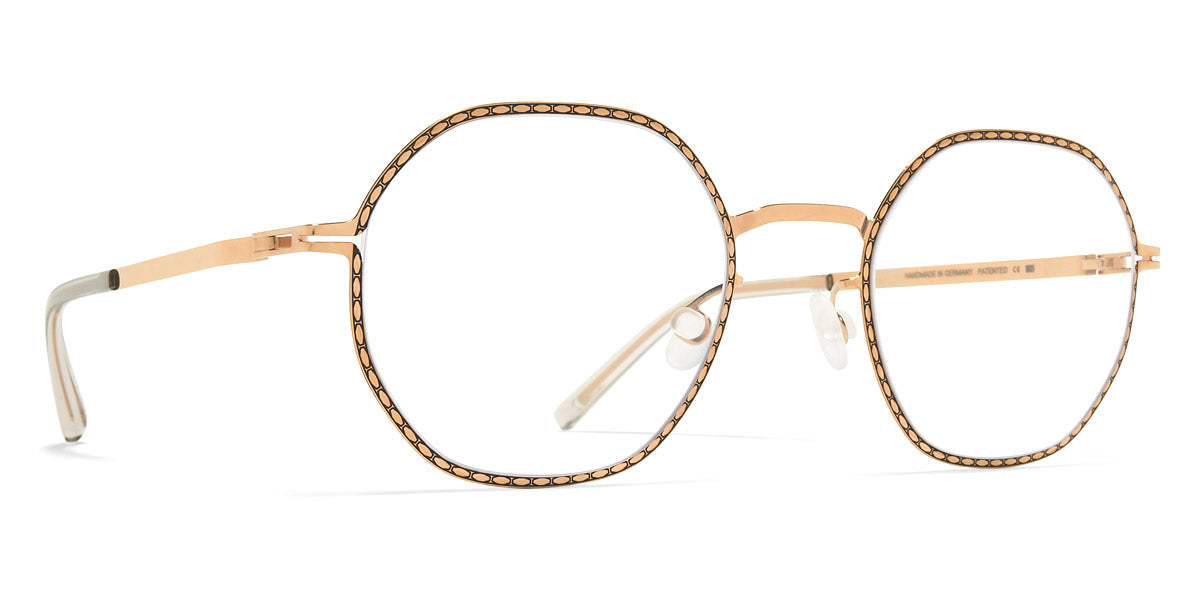 Mykita® AURI MYK AURI Champagne Gold/Black 48 - Champagne Gold/Black Eyeglasses