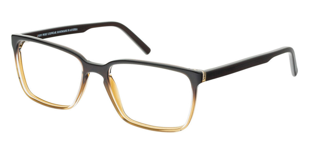 Andy Wolf® 4490 AW 4490 I 55 - Brown/Yellow I Eyeglasses