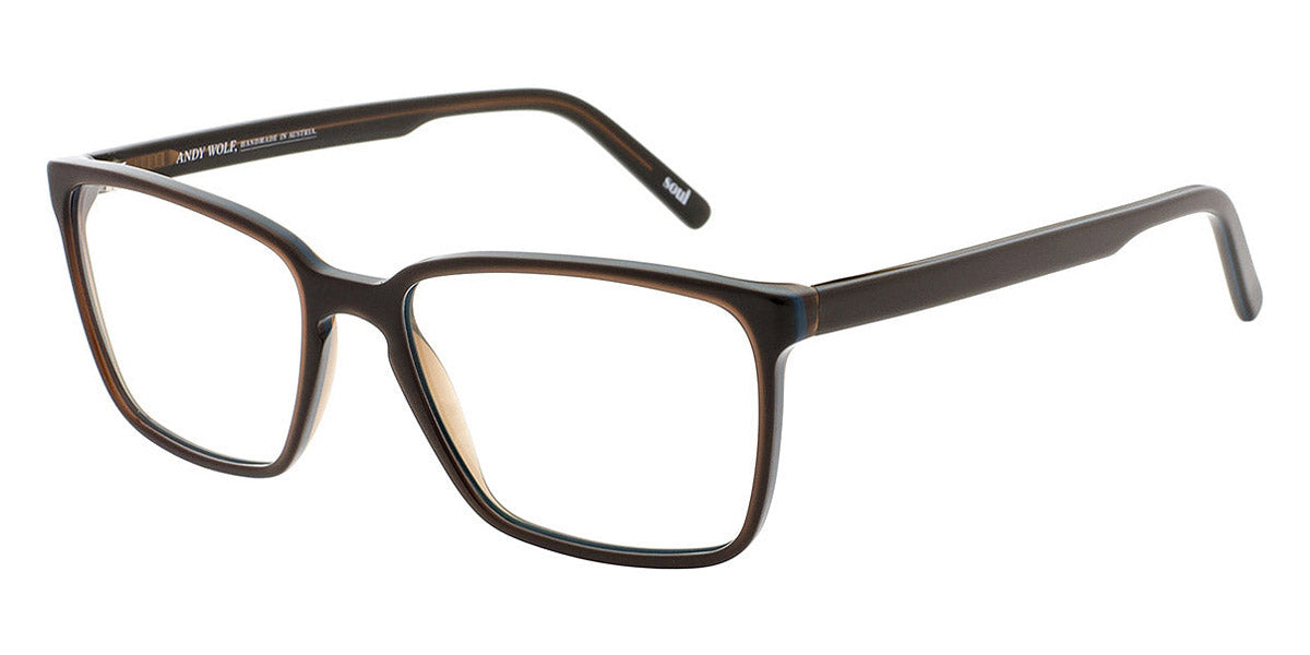 Andy Wolf® 4490 AW 4490 S 55 - Brown S Eyeglasses