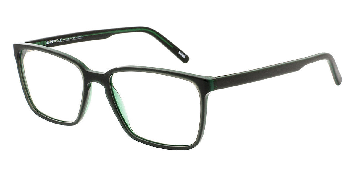 Andy Wolf® 4490 AW 4490 U 55 - Green U Eyeglasses