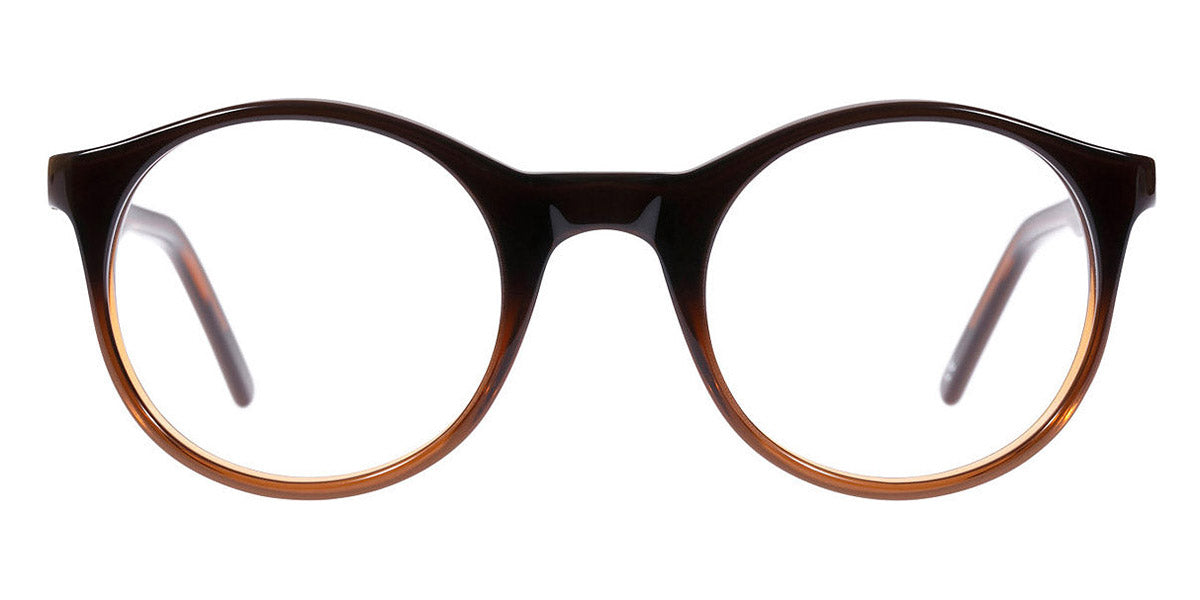 Andy Wolf® 4504 AW 4504 F 47 - Brown/Orange F Eyeglasses