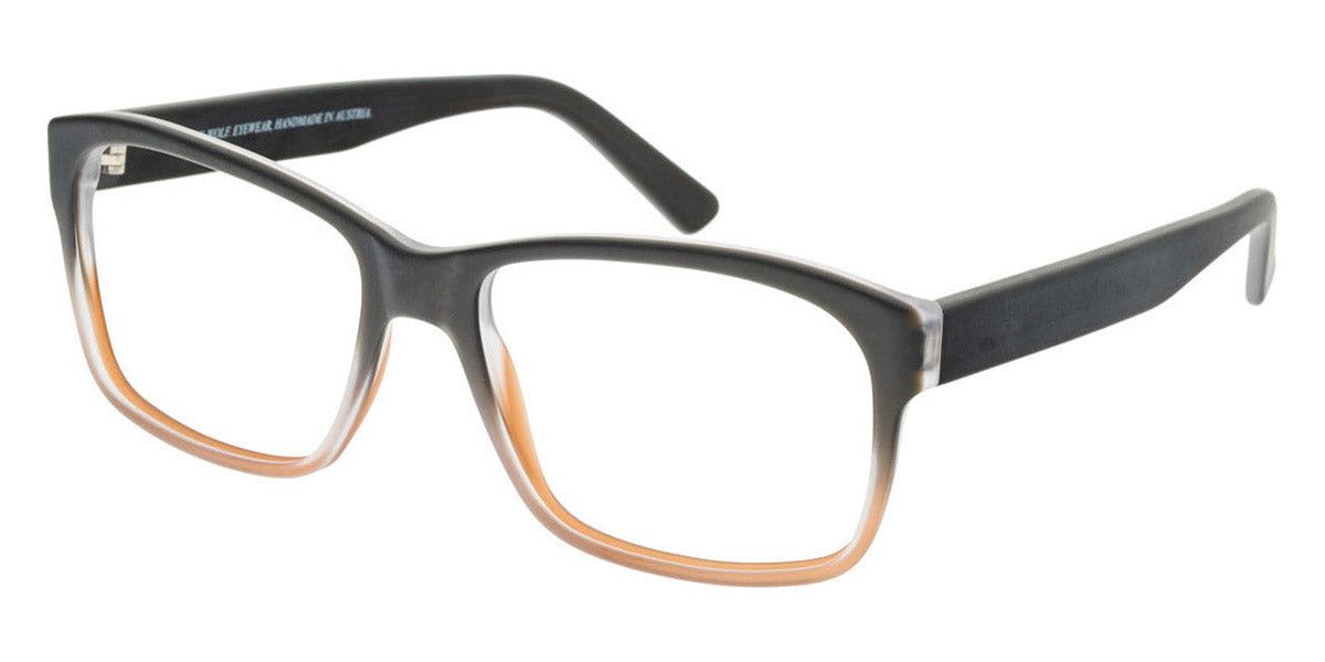 Andy Wolf® 4505 AW 4505 C 57 - Black/Orange C Eyeglasses