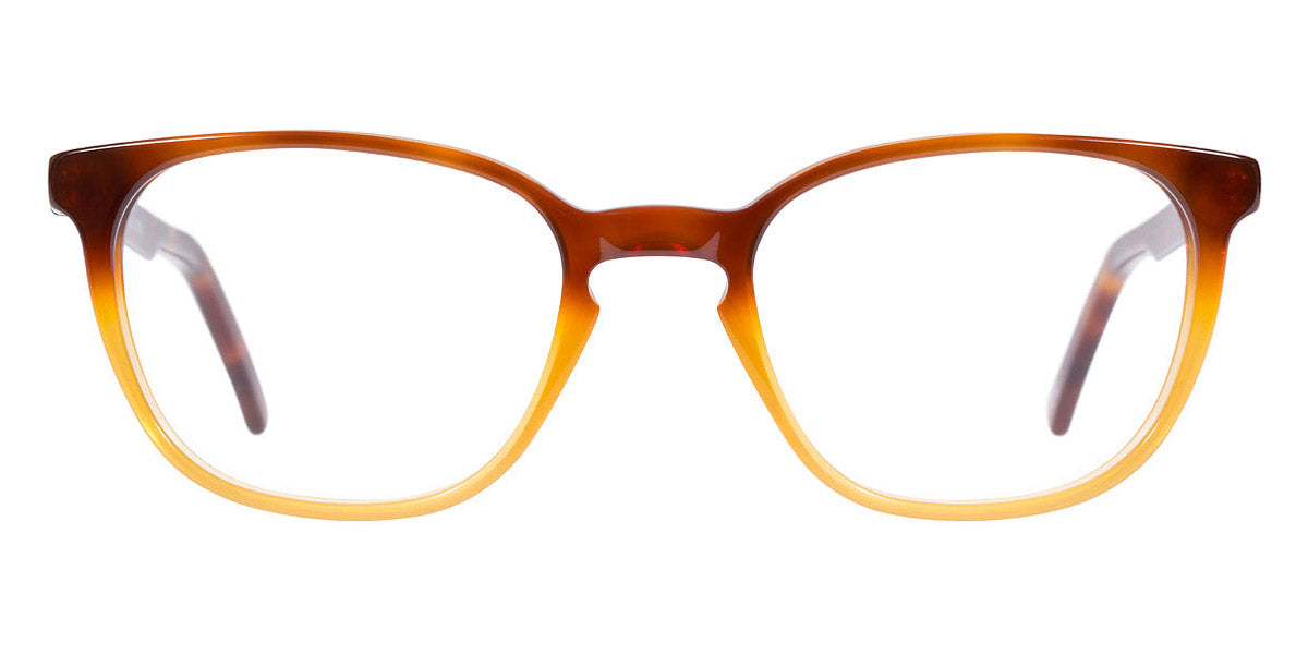 Andy Wolf® 4509 AW 4509 I 50 - Brown/Yellow I Eyeglasses