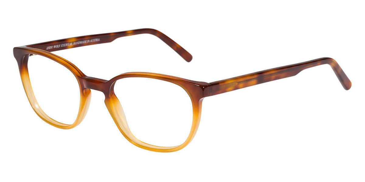 Andy Wolf® 4509 AW 4509 I 50 - Brown/Yellow I Eyeglasses