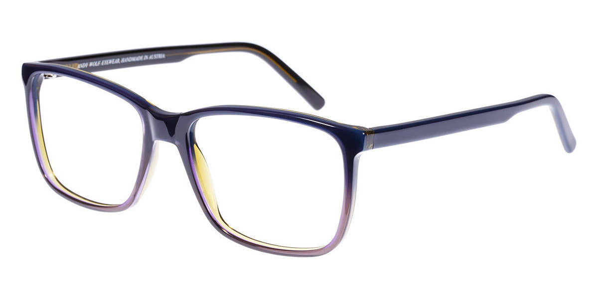 Andy Wolf® 4513 AW 4513 D 57 - Violet/Yellow D Eyeglasses