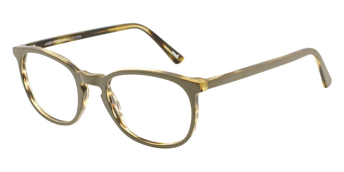 Andy Wolf® 4518 AW 4518 J 51 - Brown/Yellow J Eyeglasses