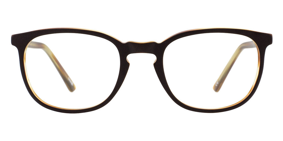 Andy Wolf® 4518 AW 4518 K 51 - Brown/Yellow K Eyeglasses