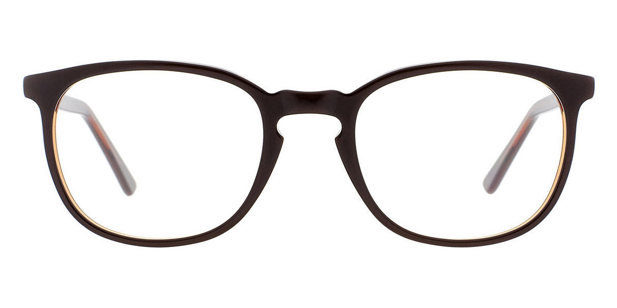 Andy Wolf® 4518 AW 4518 N 51 - Brown/Orange N Eyeglasses