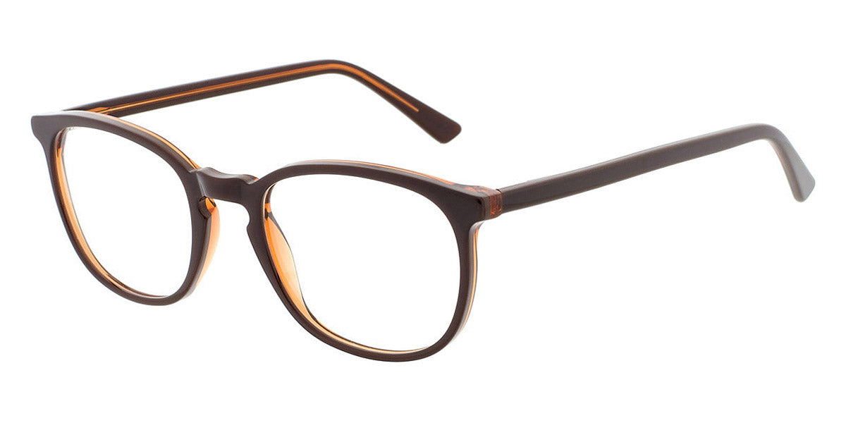 Andy Wolf® 4518 AW 4518 N 51 - Brown/Orange N Eyeglasses