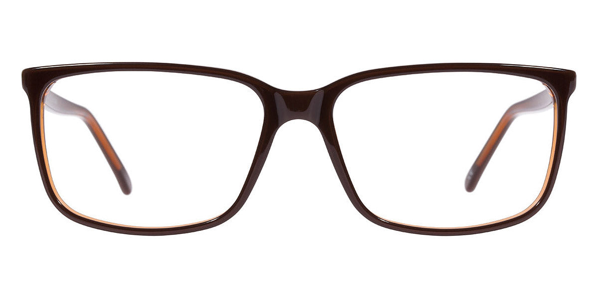 Andy Wolf® 4526 AW 4526 E 58 - Brown/Orange E Eyeglasses