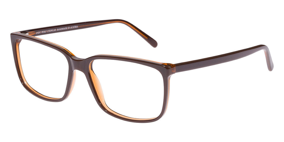 Andy Wolf® 4526 AW 4526 E 58 - Brown/Orange E Eyeglasses