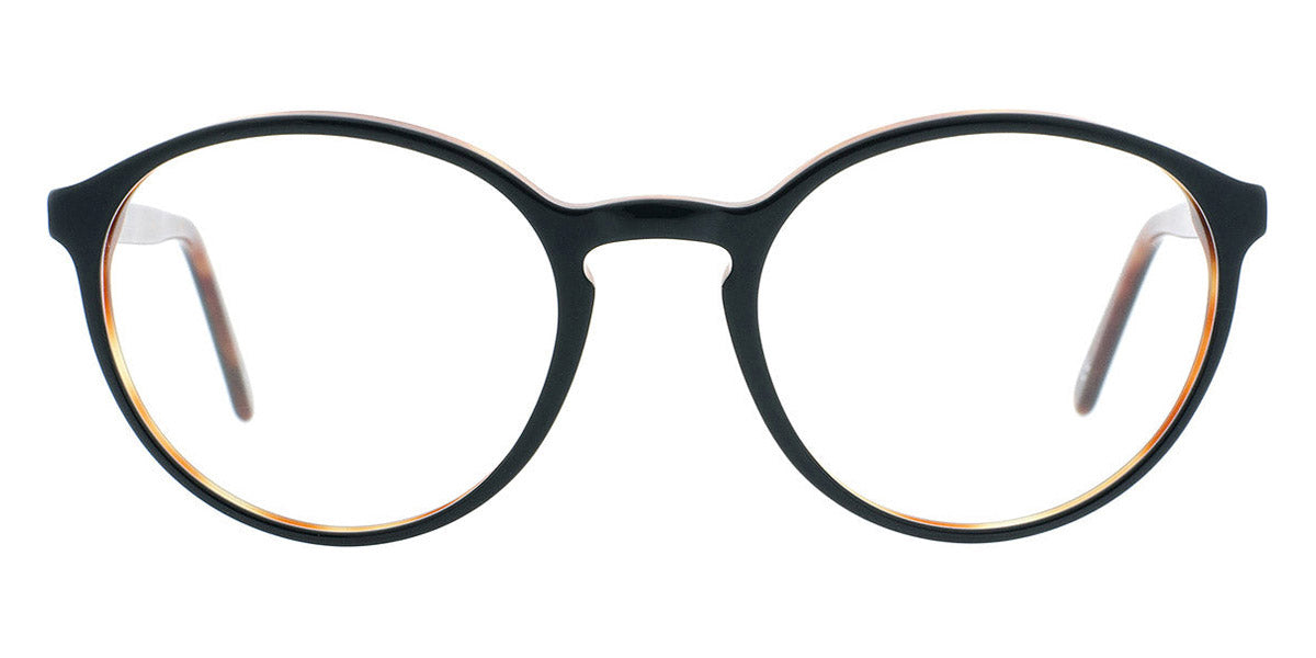 Andy Wolf® 4530 AW 4530 J 53 - Black/Orange J Eyeglasses